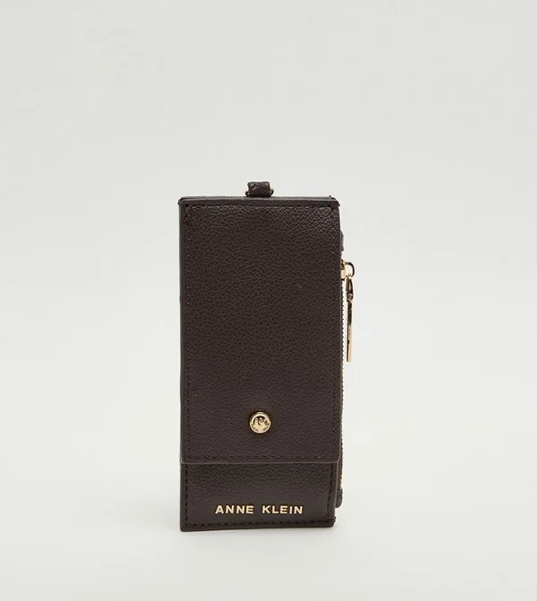 آن كلاين Anne Klein Logo Detail Zippered Wallet